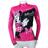 Ilpaladino Mickey Mouse's Girlfriend Minnie Woman's Short/Long-sleeve Cycling Jersey/Suit Sportswear Leisure Biking Shirt Cartoon World NO.096 -  Cycling Apparel, Cycling Accessories | BestForCycling.com 