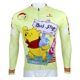 Winnie the Pooh Man's  Summer Short/long-sleeve Cycling Jersey T-shirt NO.97 -  Cycling Apparel, Cycling Accessories | BestForCycling.com 