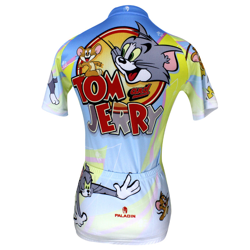 Ilpaladino Tom And Jerry Cats and Mouses Woman's Short/Long-sleeve Bike Shirt Cycling Jersey/Suit Bicycling Pro Cycle Clothing Racing Apparel Outdoor Sports Leisure Biking T-shirt Sportswear Cartoon World NO.099 -  Cycling Apparel, Cycling Accessories | BestForCycling.com 