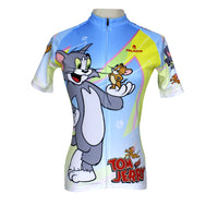 Ilpaladino Tom And Jerry Cats and Mouses Woman's Short/Long-sleeve Bike Shirt Cycling Jersey/Suit Bicycling Pro Cycle Clothing Racing Apparel Outdoor Sports Leisure Biking T-shirt Sportswear Cartoon World NO.099 -  Cycling Apparel, Cycling Accessories | BestForCycling.com 