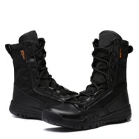 Mens Outdoor High Military Army Boots Leather Desert Tactics Waders Fatigues Breathable Wear-resistant NO.31006 -  Cycling Apparel, Cycling Accessories | BestForCycling.com 