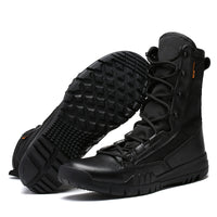 Mens Outdoor High Military Army Boots Leather Desert Tactics Waders Fatigues Breathable Wear-resistant NO.31006 -  Cycling Apparel, Cycling Accessories | BestForCycling.com 