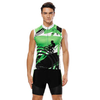 Green Cyclist Men's Cycling Sleeveless Bike Jersey/Kit T-shirt Summer Spring Road Bike Wear Mountain Bike MTB Clothes Sports Apparel Top / Suit NO. 829 -  Cycling Apparel, Cycling Accessories | BestForCycling.com 