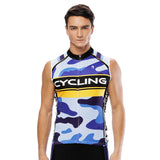 Blue Camo Men's Cycling Sleeveless Bike Jersey/Kit T-shirt Summer Spring Road Bike Wear Mountain Bike MTB Clothes Sports Apparel Top / Suit NO. 816 -  Cycling Apparel, Cycling Accessories | BestForCycling.com 