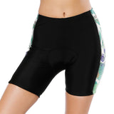 Tropical Plant Fresh Green Leaves Nordic Style Womans Cycling Spinning Padded Bike Shorts UPF 50+  Spandex Clothing and Riding Gear Summer Pant Road Bike Wear Mountain Bike MTB Clothes Sports Apparel Quick dry Breathable NO. 803 -  Cycling Apparel, Cycling Accessories | BestForCycling.com 