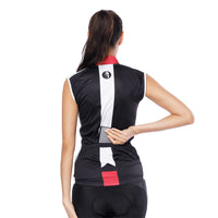 Red-collar White-strip Black Women's Cycling Sleeveless Bike Jersey T-shirt Summer Spring Road Bike Wear Mountain Bike MTB Clothes Sports Apparel Top NO. 793 -  Cycling Apparel, Cycling Accessories | BestForCycling.com 