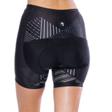 Broken Line Black Womans Cycling Spinning Padded Bike Shorts UPF 50+ NO. 795 -  Cycling Apparel, Cycling Accessories | BestForCycling.com 