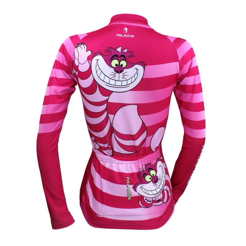 Ilpaladino Big Mouth Cat Grinning Women's Long/Short-sleeve Cycling Jersey/Suit Summer Spring Autumn Pro Cycle Clothing Racing Apparel Outdoor Sports Leisure Biking shirt Cartoon World Sport Kit No.100 -  Cycling Apparel, Cycling Accessories | BestForCycling.com 