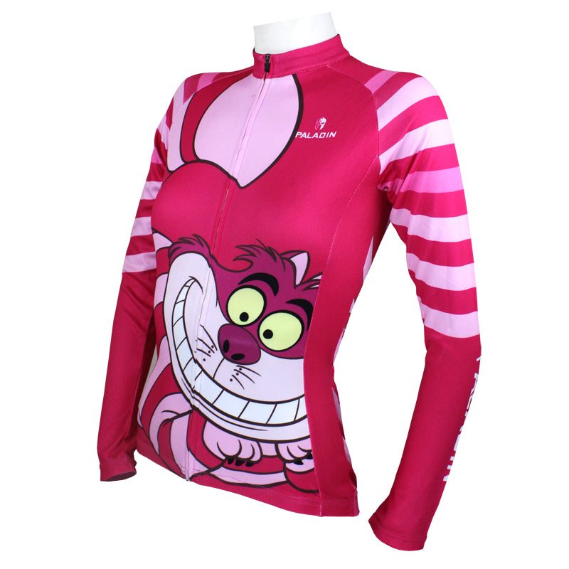 Ilpaladino Big Mouth Cat Grinning Women's Long/Short-sleeve Cycling Jersey/Suit Summer Spring Autumn Pro Cycle Clothing Racing Apparel Outdoor Sports Leisure Biking shirt Cartoon World Sport Kit No.100 -  Cycling Apparel, Cycling Accessories | BestForCycling.com 