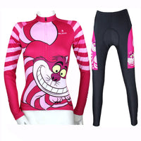 Big Mouth Cat Grinning Women's Long/Short-sleeve Cycling Jersey/Suit Kit No.100 -  Cycling Apparel, Cycling Accessories | BestForCycling.com 