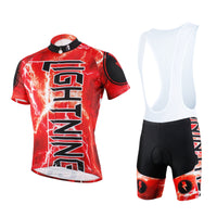 Ilpaladino Flashing Lightning Natural Phenomenon Cycling Short-sleeve Suit /Jersey Exercise Bicycling Pro Cycle Clothing Racing Apparel Outdoor Sports Leisure Biking Shirts Team Kit Red NO.616 -  Cycling Apparel, Cycling Accessories | BestForCycling.com 