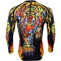 ILPALADINO Tiger Men's Long Sleeves Cycling Jersey Bicycling Pro Cycle Clothing Racing Apparel Outdoor Sports Leisure Biking T-shirt Winter (Velvet) 109 -  Cycling Apparel, Cycling Accessories | BestForCycling.com 