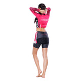 Black Flower Pink Red Women's Cycling Short-sleeve/Long-sleeve Bike Jersey/Kit T-shirt Summer Spring Road Bike Wear Mountain Bike MTB Clothes Sports Apparel Top / Suit NO. 794 -  Cycling Apparel, Cycling Accessories | BestForCycling.com 