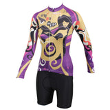 ILPALADINO Miss Sea Women's  Long Sleeves Aesthetic Purple Cycling Clothing with Tights Suits  Spring Autumn Exercise Bicycling Pro Cycle Clothing Racing Apparel Outdoor Sports Leisure Biking Shirts 529 -  Cycling Apparel, Cycling Accessories | BestForCycling.com 