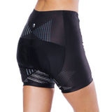 Broken Line Black Womans Cycling Spinning Padded Bike Shorts UPF 50+ NO. 795 -  Cycling Apparel, Cycling Accessories | BestForCycling.com 