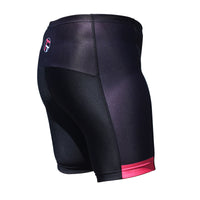 Small Pink Rectangle Side Womans Shorts UPF 50+ Spandex Yoga Tight Running Riding Gear Summer Fitness Wear Sports Clothes Hiking Courtgame Apparel Quick dry Breathable -With Pocket Design NO. 859 -  Cycling Apparel, Cycling Accessories | BestForCycling.com 