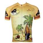 The Mole Family Father and Son Mole Comes To Town - Mens Short-sleeve Cycling Jersey Breathable Sports Bicycling Shirts Summer Quick Dry NO.113 -  Cycling Apparel, Cycling Accessories | BestForCycling.com 