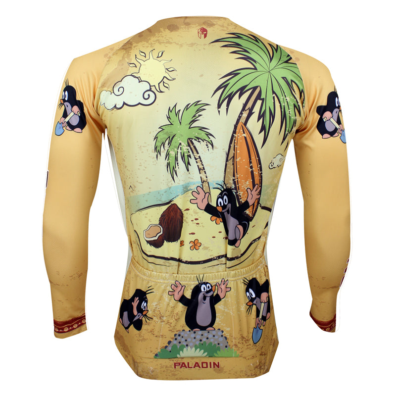 The Mole Family Father and Son Mole Comes To Town - Mens Short-sleeve Cycling Jersey Breathable Sports Bicycling Shirts Summer Quick Dry NO.113 -  Cycling Apparel, Cycling Accessories | BestForCycling.com 
