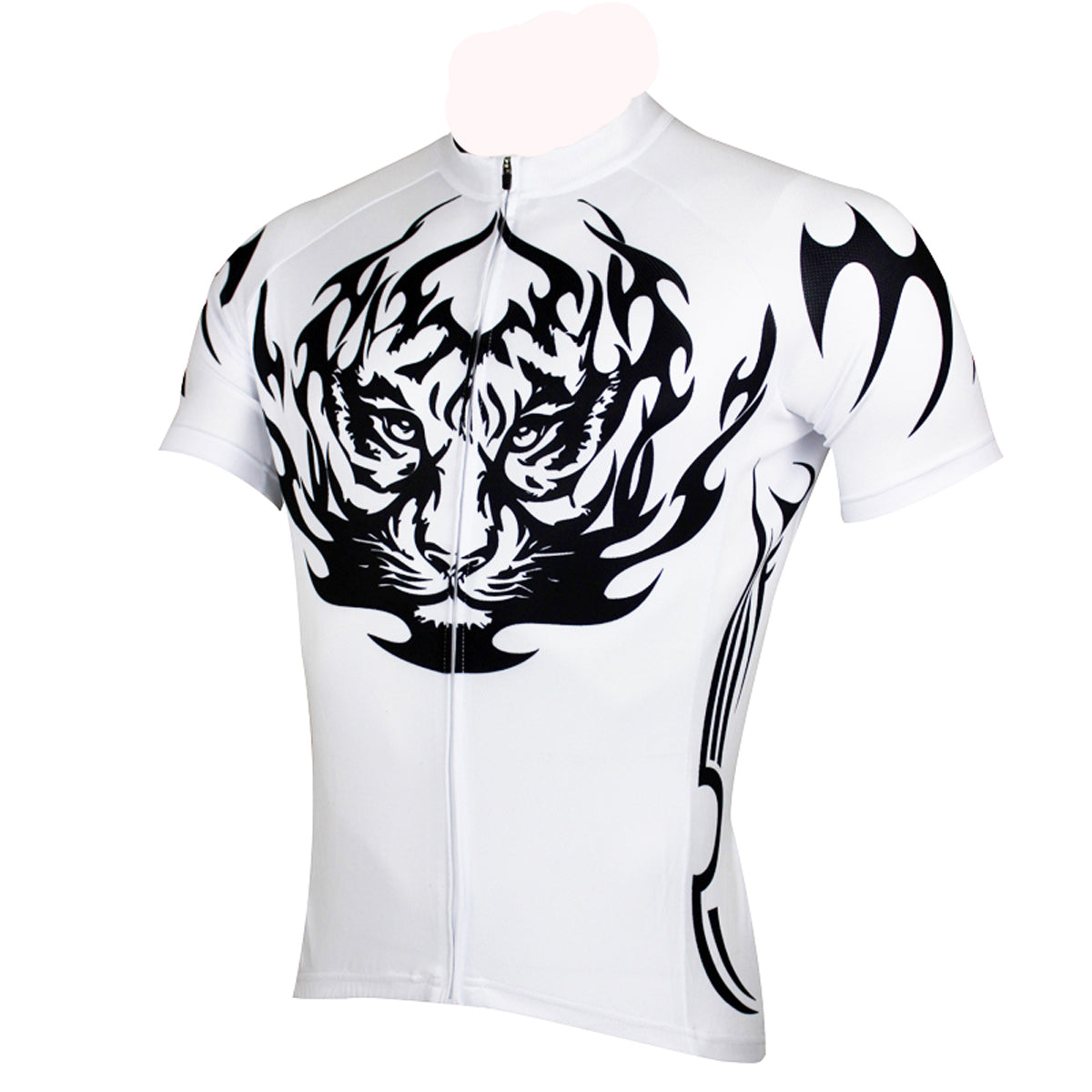 Ilpaladino Tiger White Men's Shirt Cycling Jersey Sportswear Bicycling Pro Cycle Clothing Racing Apparel Outdoor Sports Leisure Biking T-shirt Summer NO.117 -  Cycling Apparel, Cycling Accessories | BestForCycling.com 