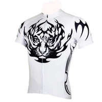 Ilpaladino Tiger White Men's Shirt Cycling Jersey Sportswear Bicycling Pro Cycle Clothing Racing Apparel Outdoor Sports Leisure Biking T-shirt Summer NO.117 -  Cycling Apparel, Cycling Accessories | BestForCycling.com 