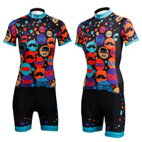 Gentle Mustache Hat Women's Cycling Long/Short-sleeve Jersey/kit  T-Shirts NO.714 -  Cycling Apparel, Cycling Accessories | BestForCycling.com 