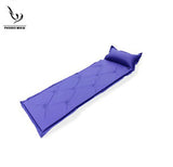 Nine-Dot 2.5cm/5cm Single Camping Mat Self-Inflating Sleeping Pad Inflatable Tent Air Mattress with Attached Pillow and Foldable Infinite Splicing Dampproof Waterproof for Outdoor Hiking Backpacking Tour Fishing Beach -  Cycling Apparel, Cycling Accessories | BestForCycling.com 