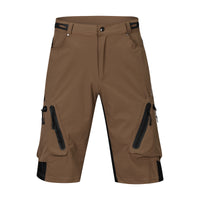 Mens Summer Quick Dry Breathable Outdoor Sports MTB Shorts Mountain Bike Biking Pants with Zip Pockets Black/ Sapphire Blue/ Khaki/ Grey/ Camel #1202 -  Cycling Apparel, Cycling Accessories | BestForCycling.com 