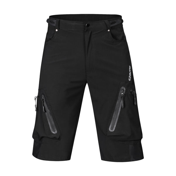 Mens Summer Quick Dry Breathable Outdoor Sports MTB Shorts Mountain Bike Biking Pants with Zip Pockets Black/ Sapphire Blue/ Khaki/ Grey/ Camel #1202 -  Cycling Apparel, Cycling Accessories | BestForCycling.com 