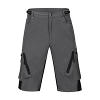 Mens Summer Quick Dry Breathable Outdoor Sports MTB Shorts Mountain Bike Biking Pants with Zip Pockets Black/ Sapphire Blue/ Khaki/ Grey/ Camel #1202 -  Cycling Apparel, Cycling Accessories | BestForCycling.com 