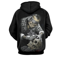Doctor Surgery Skull Black Hoodies Sweatshirt Long Sleeve Hooded Pullover with Pockets Spring Autumn NO.1231 -  Cycling Apparel, Cycling Accessories | BestForCycling.com 