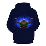 Skull Horn Black Hoodies Sweatshirt Long Sleeve Hooded Pullover with Pockets Spring Autumn NO.1232 -  Cycling Apparel, Cycling Accessories | BestForCycling.com 