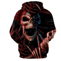 Magic Wand Skull Black Hoodies Sweatshirt Long Sleeve Hooded Pullover with Pockets Spring Autumn NO.1233 -  Cycling Apparel, Cycling Accessories | BestForCycling.com 