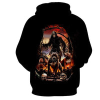 Hell Messenger Dog Monster Black Hoodies Sweatshirt Long Sleeve Hooded Pullover with Pockets Spring Autumn NO.1235 -  Cycling Apparel, Cycling Accessories | BestForCycling.com 