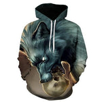 Wolf Skull Hoodies Sweatshirt Long Sleeve Hooded Pullover with Pockets Spring Autumn NO.1247 -  Cycling Apparel, Cycling Accessories | BestForCycling.com 