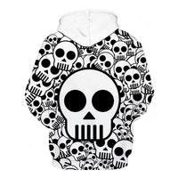 Skull Skull Skull Pile Hoodies Sweatshirt Long Sleeve Hooded Pullover with Pockets Spring Autumn NO.1261 -  Cycling Apparel, Cycling Accessories | BestForCycling.com 