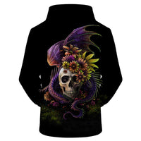 Dragon Twirling Skull  Hoodies Sweatshirt Long Sleeve Hooded Pullover with Pockets Spring Autumn NO.1262#2 -  Cycling Apparel, Cycling Accessories | BestForCycling.com 