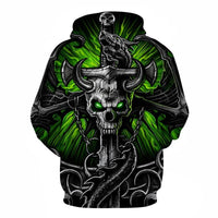 Chained Skull Hoodies Sweatshirt Long Sleeve Hooded Pullover with Pockets Spring Autumn NO.1264 -  Cycling Apparel, Cycling Accessories | BestForCycling.com 