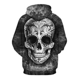 Black Skull Hoodies Sweatshirt Long Sleeve Hooded Pullover with Pockets Spring Autumn NO.1269 -  Cycling Apparel, Cycling Accessories | BestForCycling.com 