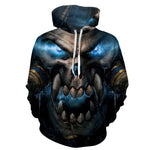 Skull Black Hoodies Sweatshirt Long Sleeve Hooded Pullover with Pockets Spring Autumn NO.1274 -  Cycling Apparel, Cycling Accessories | BestForCycling.com 