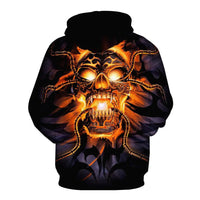 Skull Black Hoodies Sweatshirt  Long Sleeve Hooded Pullover with Pockets Spring Autumn NO.1278 -  Cycling Apparel, Cycling Accessories | BestForCycling.com 