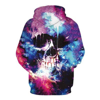 Starry Sky Skull Black Hoodies Sweatshirt  Long Sleeve Hooded Pullover with Pockets Spring Autumn NO.1279 -  Cycling Apparel, Cycling Accessories | BestForCycling.com 