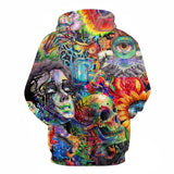 Art Skull Hoodies Sweatshirt Long Sleeve Hooded Pullover with Pockets Spring Autumn NO.1280 -  Cycling Apparel, Cycling Accessories | BestForCycling.com 