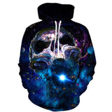 Starry Sky Skull Hoodies Sweatshirt Long Sleeve Hooded Pullover with Pockets Spring Autumn NO.1281 -  Cycling Apparel, Cycling Accessories | BestForCycling.com 