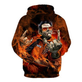 Fire Rock Hoodies Sweatshirt Skull Hoodies Sweatshirt Long Sleeve Hooded Pullover with Pockets Spring Autumn NO.1282 -  Cycling Apparel, Cycling Accessories | BestForCycling.com 