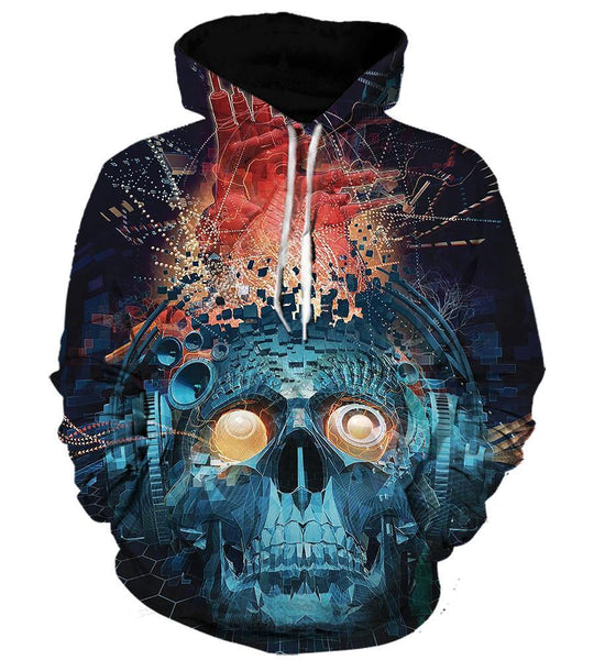 Machine Skull Hoodies Sweatshirt Long Sleeve Hooded Pullover with Pockets Spring Autumn NO.1291 -  Cycling Apparel, Cycling Accessories | BestForCycling.com 