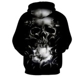 Skull Smoke Hoodies Sweatshirt Long Sleeve Hooded Pullover with Pockets Spring Autumn NO.1296 -  Cycling Apparel, Cycling Accessories | BestForCycling.com 