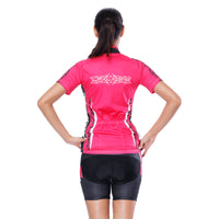 Black Flower Pink Red Women's Cycling Short-sleeve/Long-sleeve Bike Jersey/Kit T-shirt Summer Spring Road Bike Wear Mountain Bike MTB Clothes Sports Apparel Top / Suit NO. 794 -  Cycling Apparel, Cycling Accessories | BestForCycling.com 