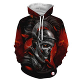 Rose Skull Black Hoodies Sweatshirt Long Sleeve Hooded Pullover with Pockets Spring Autumn NO.1301 -  Cycling Apparel, Cycling Accessories | BestForCycling.com 