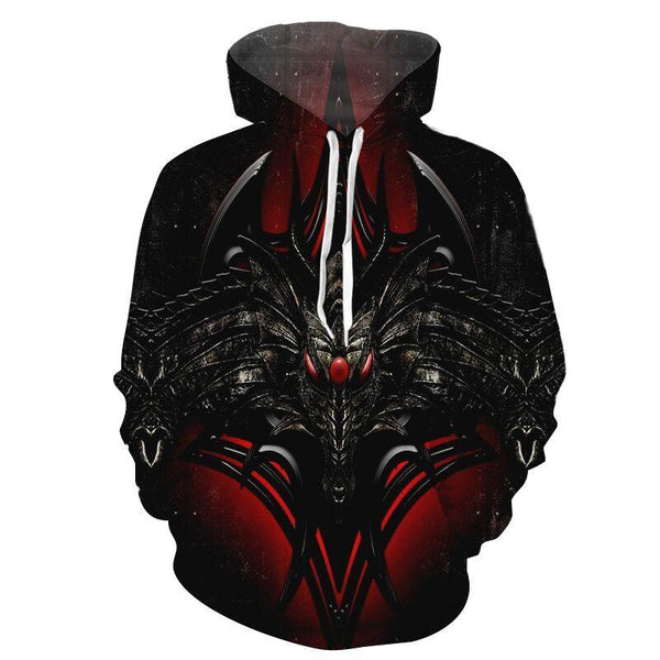 Skull Black Hoodies Sweatshirt Long Sleeve Hooded Pullover with Pockets Spring Autumn NO.1304 -  Cycling Apparel, Cycling Accessories | BestForCycling.com 