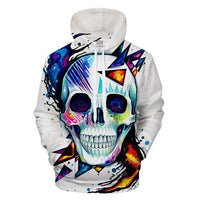 Smile Skull Black Hoodies Sweatshirt Long Sleeve Hooded Pullover with Pockets Spring Autumn NO.1312 -  Cycling Apparel, Cycling Accessories | BestForCycling.com 